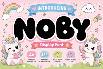 Discover Noby Font: a Modern Creative Typography Tool