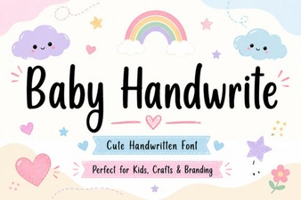 Crafting Cute Notes with Baby Handwrite Fonts