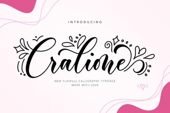 Creative Projects with Cralione Script Font