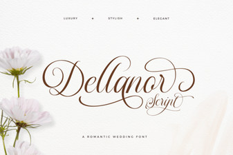 Craft Projects with Dellanor Script Font Charm