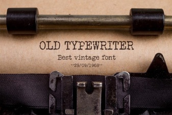 Craft Vintage Charm with Classic Typewriter Fonts